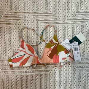 Roxy Beach Classics Triangle Bikini Top - XS